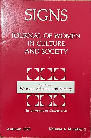 Bild des Verkufers fr Signs: Journal of Women in Culture and Society - Women, Science & Society issue zum Verkauf von Reilly Books