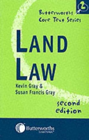 Image du vendeur pour Land Law: 2 (Butterworths Core Texts) mis en vente par WeBuyBooks
