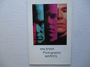 Image du vendeur pour Halsman Photographs Warhol Nahan Galleries March 28 1989 opening Exhibition invite postcard mis en vente par ANARTIST