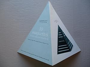 Imagen del vendedor de Ian Hamilton Finlay 10 Maquettes for Neo-Classical Structures Victoria Miro Gallery 1992 Exhibition invite postcard a la venta por ANARTIST