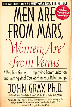 Seller image for Men Are from Mars, Women Are from Venus : A Practical Guide for Improving Communication and Getting for sale by Mad Hatter Bookstore