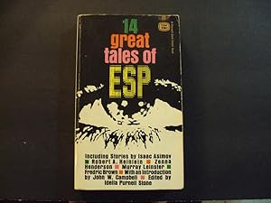 Imagen del vendedor de 14 Great Tales Of ESP pb Idella Purnell Stone 1969 1st Print 1st ed Fawcett a la venta por Joseph M Zunno