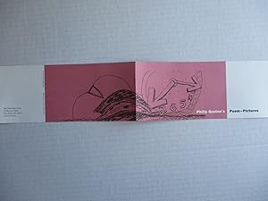 Image du vendeur pour Philip Guston s Poem Pictures The Drawing Center 1995 Exhibition invite postcard mis en vente par ANARTIST