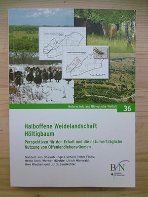 Bild des Verkufers fr Halboffene Weidelandschaft Hltigbaum. Perspektiven fr den Erhalt und die naturvertrgliche Nutzung von Offenlandlebensrumen. (Erfebnisse und Erfahrungen aus dem gleichnamigen Erprobungs- und Entwicklungsvorhaben (E+E) des Bundesamtes fr Naturschutz). zum Verkauf von Antiquariat Steinwedel