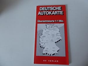 Seller image for Deutsche Autokarte . bersichtskarte 1:1 Mio. Faltkarte for sale by Deichkieker Bcherkiste