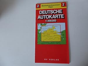 Seller image for Deutsche Autokarte 2: Mecklenburg-vorpommern, Rgen. Faltkarte for sale by Deichkieker Bcherkiste