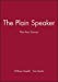 Immagine del venditore per The Plain Speaker: The Key Essays [Soft Cover ] venduto da booksXpress