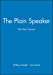 Immagine del venditore per The Plain Speaker: The Key Essays (Blackwell Anthologies) [Hardcover ] venduto da booksXpress