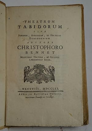 Theatrum tabidorum sive phtiseos, atrophiae, et hecticae xenodochium&