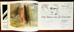 Het teken van de hamster. Met (27) aquarellen en tekeningen van Jan Vanriet. (Met getekende opdra...
