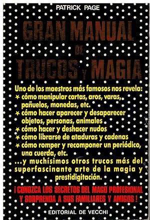 Bild des Verkufers fr GRAN MANUAL DE TRUCOS Y MAGIA. zum Verkauf von angeles sancha libros