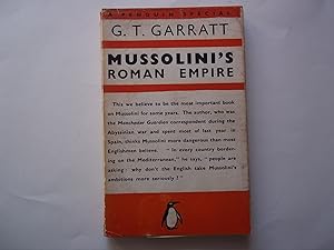 Seller image for Mussolini's Roman Empire. for sale by Carmarthenshire Rare Books