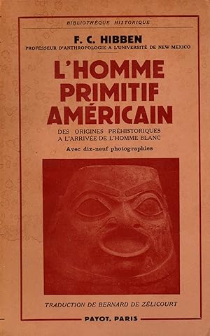 Imagen del vendedor de L'homme primitif americain a la venta por JP Livres