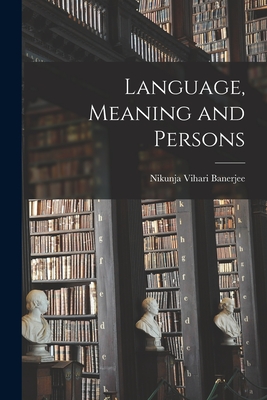 Seller image for Language, Meaning and Persons (Paperback or Softback) for sale by BargainBookStores