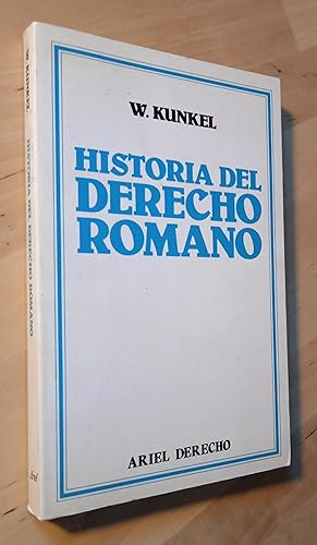 Seller image for Historia del derecho romano for sale by Llibres Bombeta