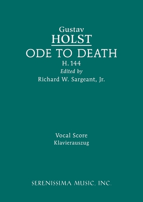 Seller image for Ode to Death, H.144: Vocal score (Paperback or Softback) for sale by BargainBookStores