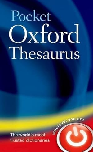 Bild des Verkufers fr Pocket Oxford Thesaurus zum Verkauf von Smartbuy