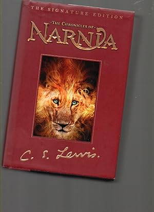 Seller image for Narnia Chronicles: Lion, Witch and the Wardrobe - Prince Caspian - Voyage of the Dawn Treader - Silver Chair - Horse & His Boy - Magician's Nephew - Last Battle -An OMNIBUS VOLUME Containing the 7 Books (Plus Fold out Map of Narnia ) for sale by Mossback Books