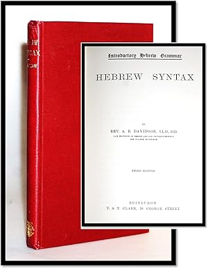 Image du vendeur pour Hebrew Syntax mis en vente par Blind-Horse-Books (ABAA- FABA)