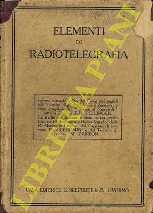 Elementi di radiotelegrafia.