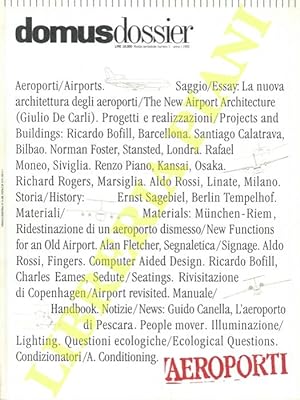 Domus Dossier (A. I, n. 1): Aeroporti - Airports.