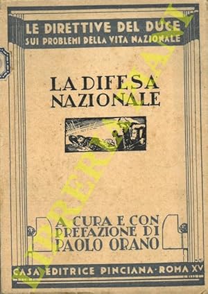 Bild des Verkufers fr La difesa nazionale. zum Verkauf von Libreria Piani