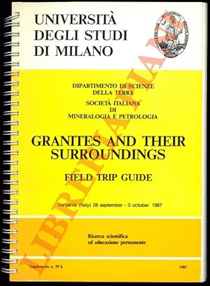 Bild des Verkufers fr Granites and their surroundings. Field Trip Guide. zum Verkauf von Libreria Piani