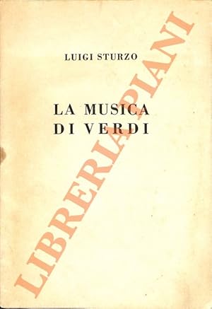 Bild des Verkufers fr La musica di Verdi. zum Verkauf von Libreria Piani