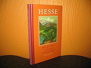 Image du vendeur pour Mit der Reife wird man immer jnger: Betrachtungen und Gedichte ber das Alter. Mit Fotogr. von Martin Hesse; Hrsg. von Volker Michels; mis en vente par buecheria, Einzelunternehmen