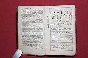 The Psalms of David. Imitated in the language of the New Testament, and apply'd to the Christian ...