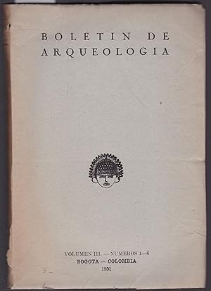 Boletin des Arqueologia. Volume III. Numeros 1-6
