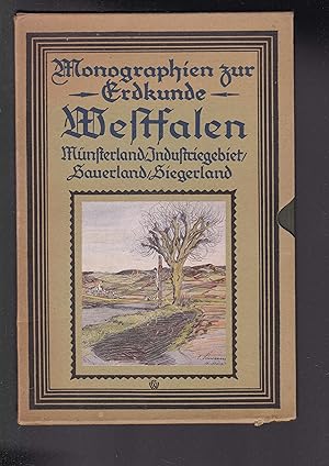 Imagen del vendedor de Westfalen. Mnsterland - Industriegebiet - Sauerland - Siegerland (= Monographien zur Erdkunde, 30) a la venta por Graphem. Kunst- und Buchantiquariat