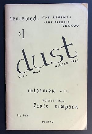 Immagine del venditore per Dust 4 (Volume 1, Number 4, Winter 1965) venduto da Philip Smith, Bookseller