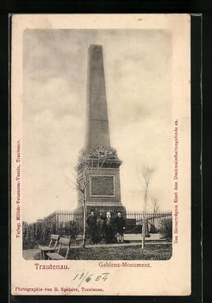 Ansichtskarte Trautenau, Gablenz-Monument