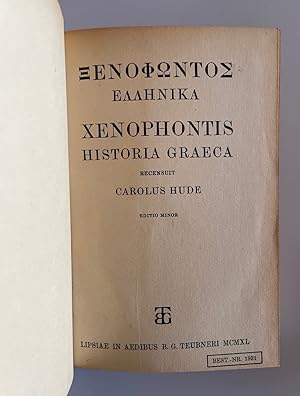 Historia Graeca, recensuit Carolus Hude.