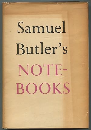 Bild des Verkufers fr Samuel Butler's Notebooks zum Verkauf von Between the Covers-Rare Books, Inc. ABAA