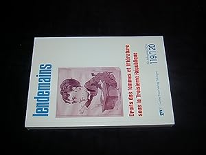 Seller image for Droits des femmes et littrature sous la Troisime Rpublique. (= lendemains; 119/120 - 30. Jahrgang 2005). for sale by Antiquariat Andree Schulte