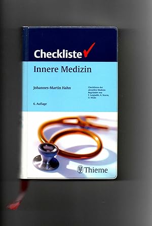 Bild des Verkufers fr Johannes-Martin Hahn, Checkliste Innere Medizin / 6. Auflage zum Verkauf von sonntago DE