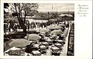 Bild des Verkufers fr Ansichtskarte / Postkarte Konstanz am Bodensee, Konzil Terrassen am See zum Verkauf von akpool GmbH