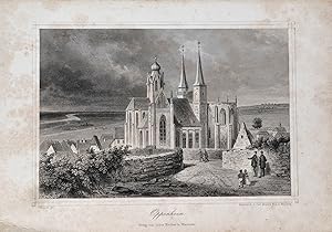 Seller image for Oppenheim (Katharinenkirche). Stahlstich. 11,5 x 16,5 cm. for sale by Antiquariat Reinsch