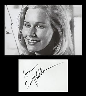 Seller image for Sally Kellerman (1937-2022) - Signed guestbook page + Photo - Paris 1988 for sale by PhP Autographs