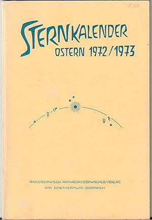 Sternkalender Ostern 1972/1973. Erscheinungen am Sternenhimmel.