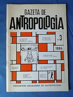 Gazeta de Antropología : Asociación Granadina de Antropologia. Nº 3, 1984