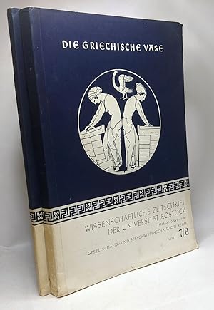 Imagen del vendedor de Die griechische vase - Wissenschaftliche zeitschrift der universitt rostock - Jahrgang XVI - 1967 - Gesellschafts- und sprachwissenschaftlich reihe Heft 7/8 + Heft 9/10 a la venta por crealivres