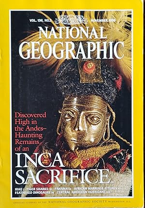 Image du vendeur pour National Geographic, Vol. 196, No.5, November 1999 : Inca Sacrifice mis en vente par Shore Books