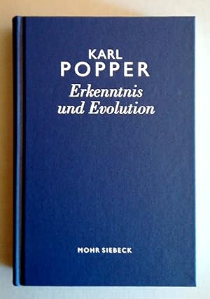 Bild des Verkufers fr Gesammelte Werke in deutscher Sprache. (Band) 13: Erkenntnis und Evolution. Zur Verteidigung von Wissenschaft und Rationalitt. Herausgegeben und teilweise neu bersetzt von Hans-Joachim Niemann. zum Verkauf von Versandantiquariat Ruland & Raetzer