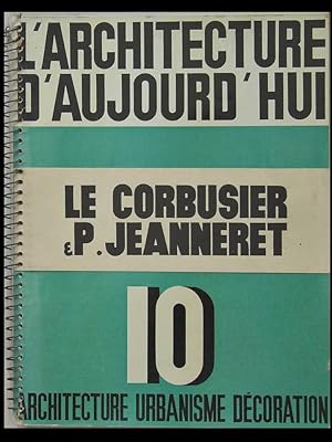 L'ARCHITECTURE D'AUJOURD'HUI n°10 1933 LE CORBUSIER, PIERRE JEANNERET