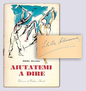 Bild des Verkufers fr Aiutatemi a dire. Nuove poesie 1948-1951. Con prefazione di Concetto Marchesi e due disegni di Renato Guttuso zum Verkauf von Libreria Antiquaria Pontremoli SRL