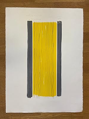 CHRISTINA KAUFERLE: "Zwischenräume" - Ortiginal lithograph signed by the artist and numbered 13/2...