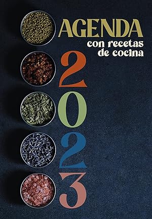 Agenda 2023 con recetas de cocina